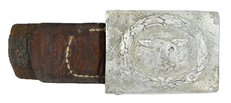 German LW Beltbuckle with Tab 'E.Schneider'