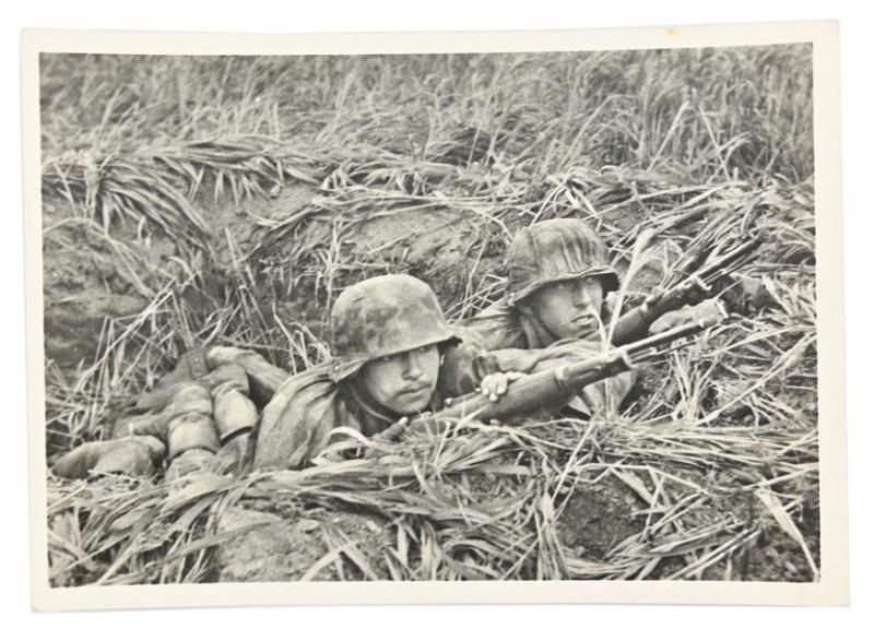 German Waffen-SS Kriegsberichter Postcard 'Unsere Waffen-SS'