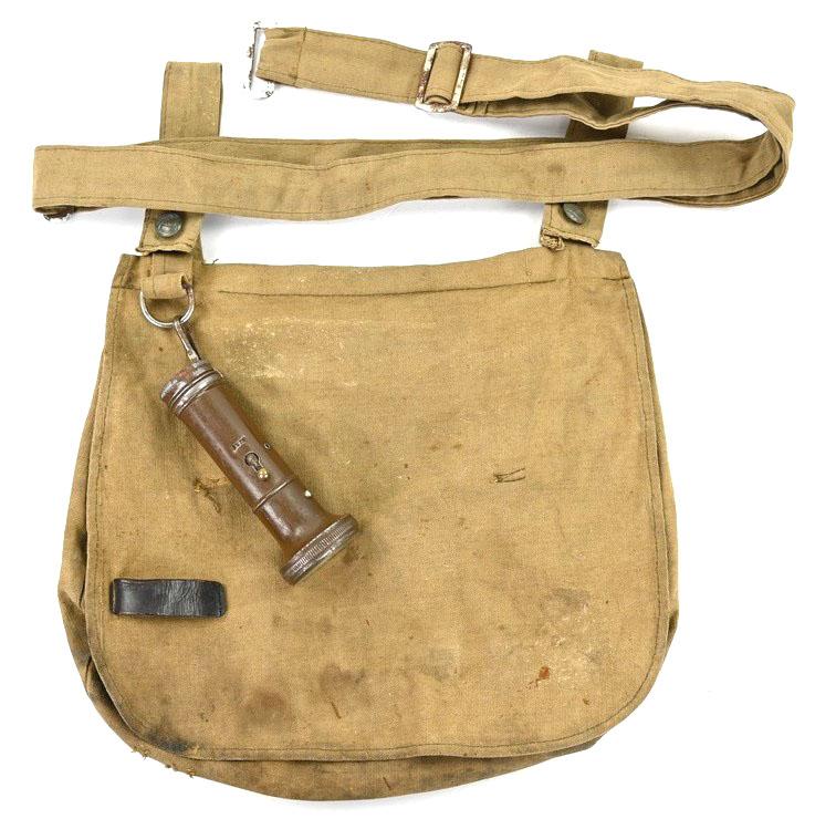 German Hitler Youth Breadbag and Flashlight