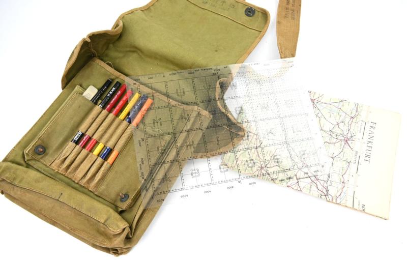 US WW2 Officer Mapcase Set