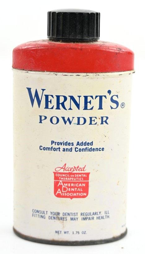 US WW2 Era Wernet's Tooth Powder