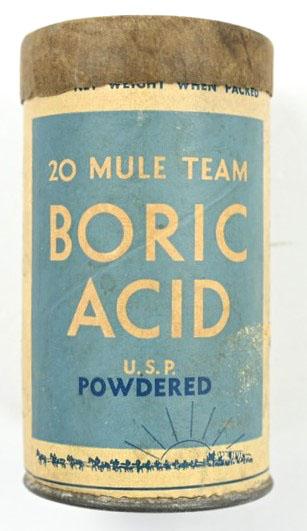 US WW2 Period Boric Acid Pack