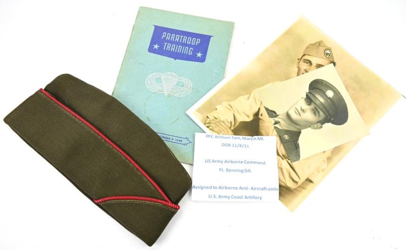 US WW2 Paratrooper Grouping William Tein
