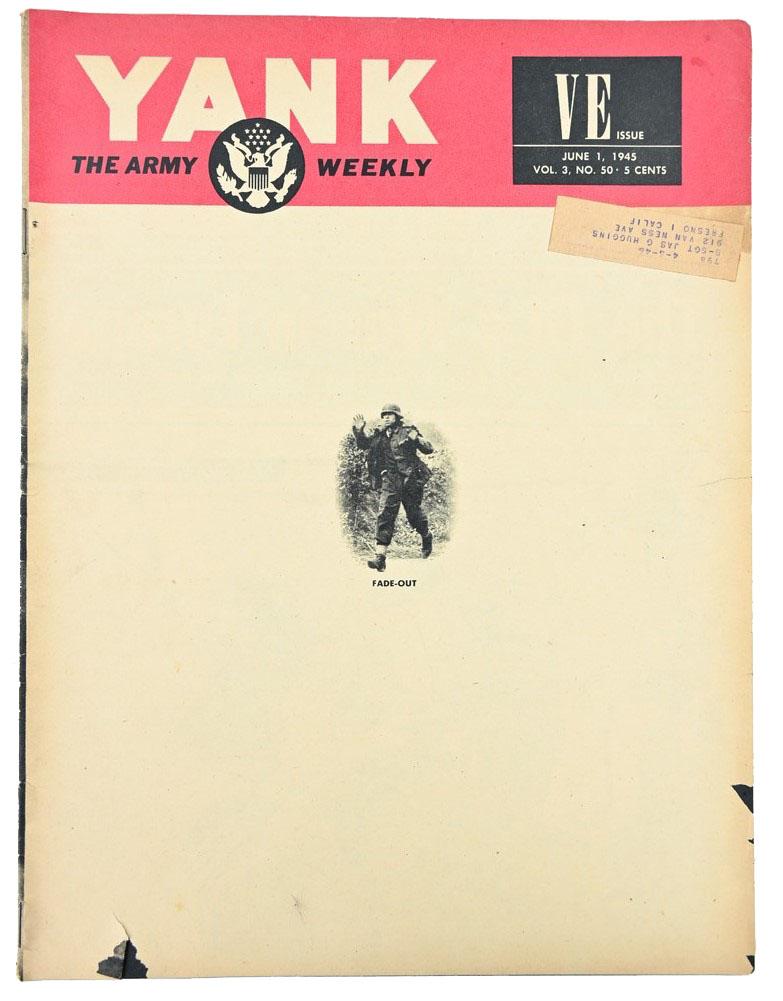 US WW2 Yank Magazine June 1,1945 VE-Edition