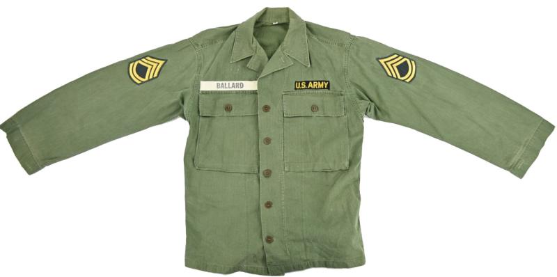 US Army Vietnam War HBT Utility Shirt