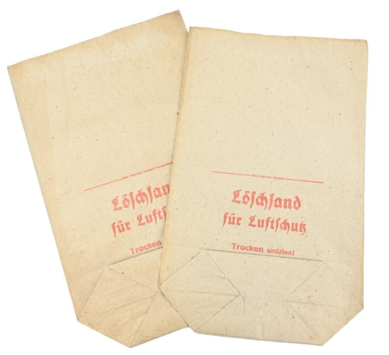 German LS Air Defence Paper Sand Bags