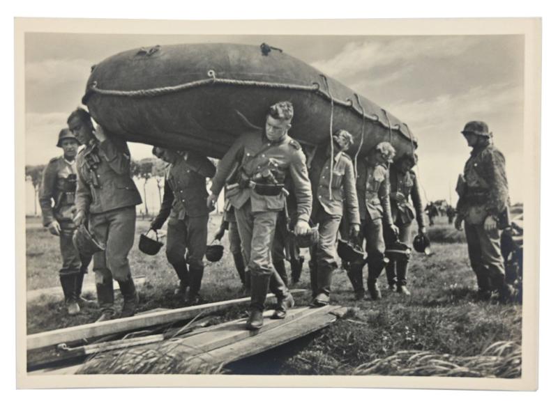German Waffen-SS Kriegsberichter Postcard 'Unsere Waffen-SS'