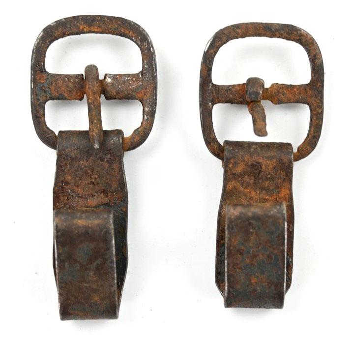 German WH Tornister Belt Hooks