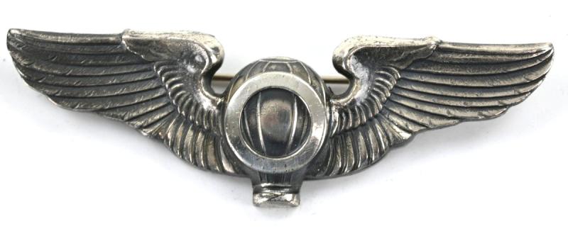 USAAF WW2 Balloon Pilot Wings Sterling
