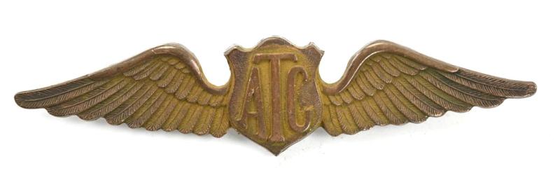 US WW2 ATC Co-Pilot /First Officer wing