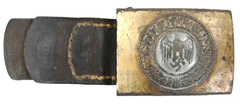 German KM Beltbuckle with Tab 'Gottlieb & Söhne' 1939