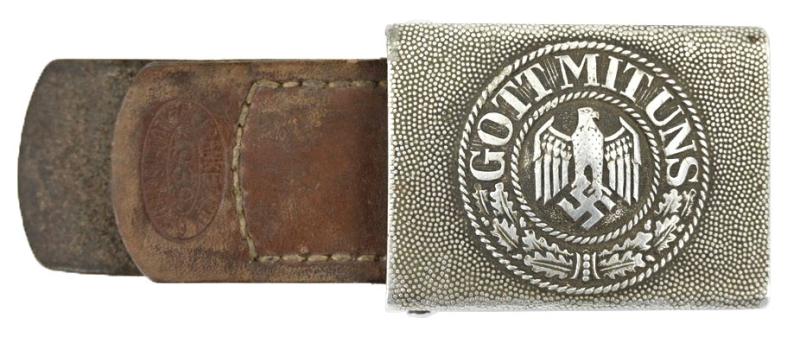 German WH Beltbuckle with Tab 'Dr.Franke & Co'