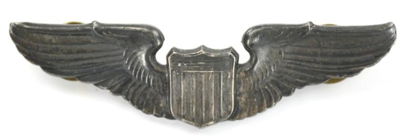 USAAF WW2 Sterling Pilot Wing