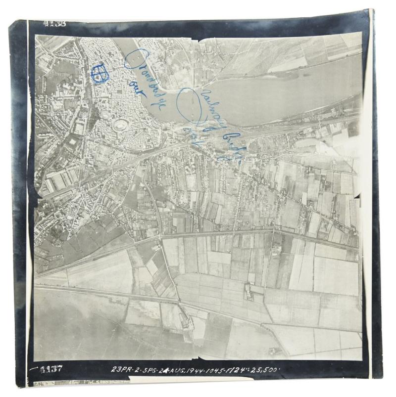 Allied WW2 Aerial Reconnaissance Picture France