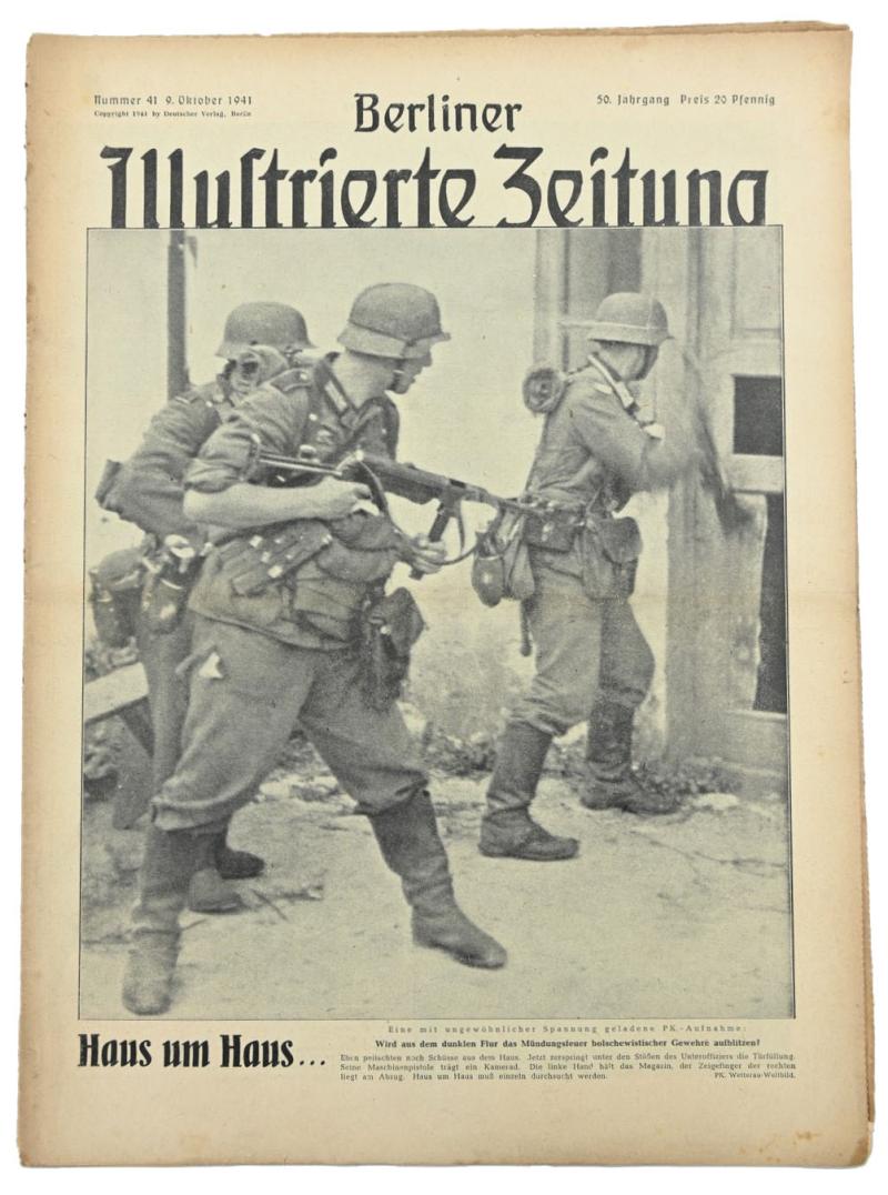 German Berliner Illustrierte Zeitung Newspaper 1941