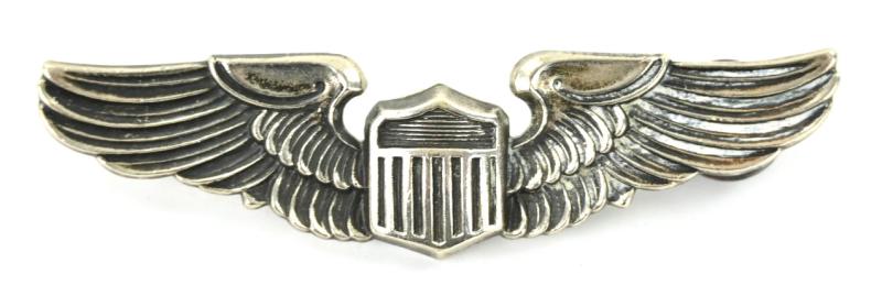 USAAF WW2 Sterling Pilot Wing