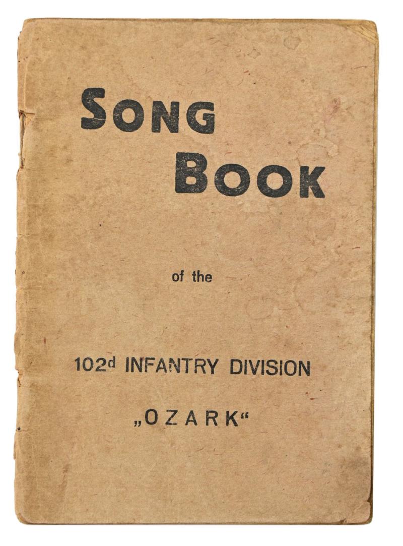 US WW2 Song Book 102nd Infantry Division
