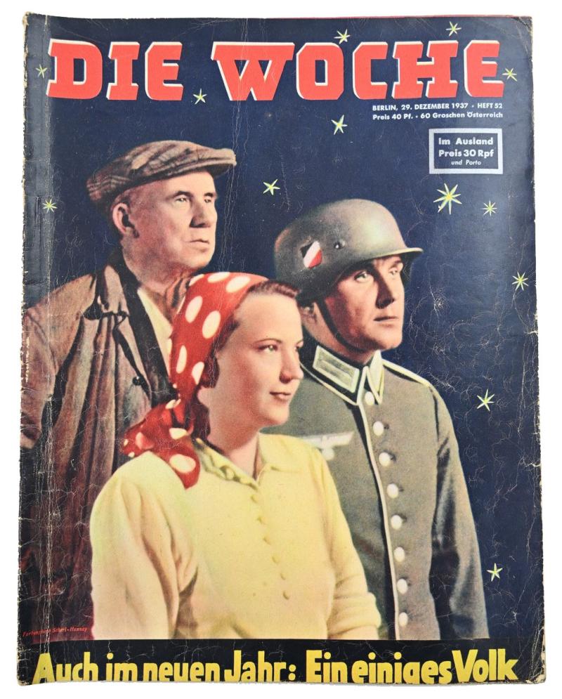 German Third Reich Magazine 'Die Woche' 1937