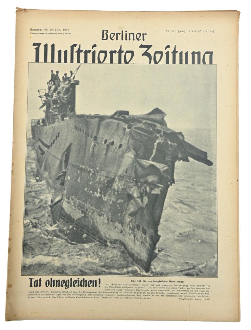 German Berliner Illustrierte Zeitung Newspaper 1942
