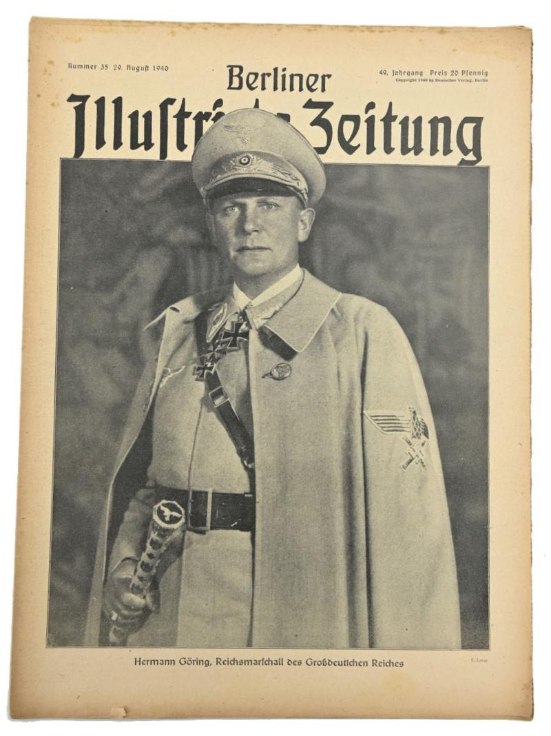 German Berliner Illustrierte Zeitung Newspaper August 1940