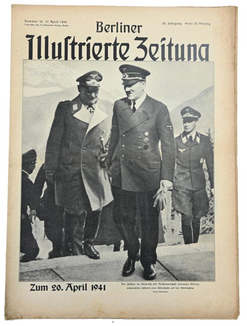 German Berliner Illustrierte Zeitung Newspaper April 1941