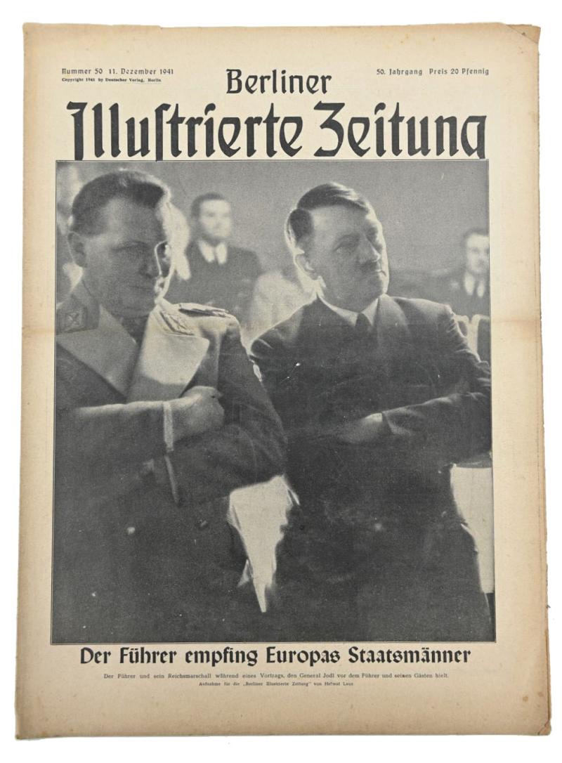 German Berliner Illustrierte Zeitung Newspaper December 1941
