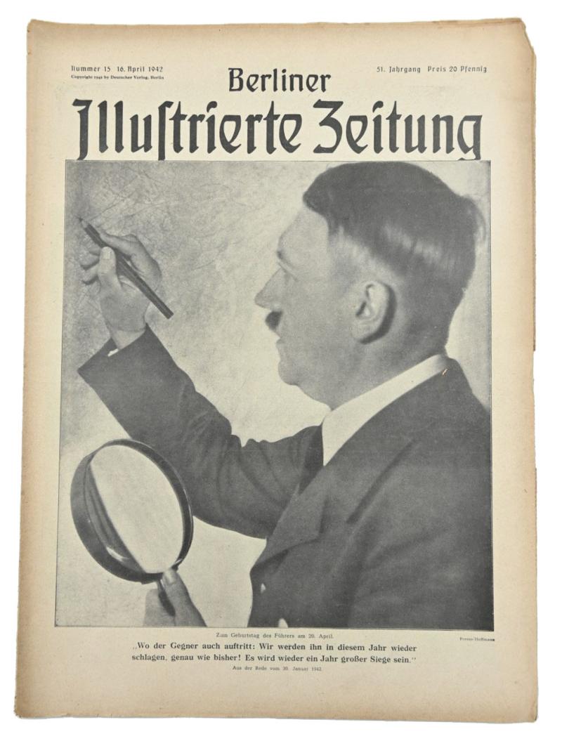 German Berliner Illustrierte Zeitung Newspaper April 1942