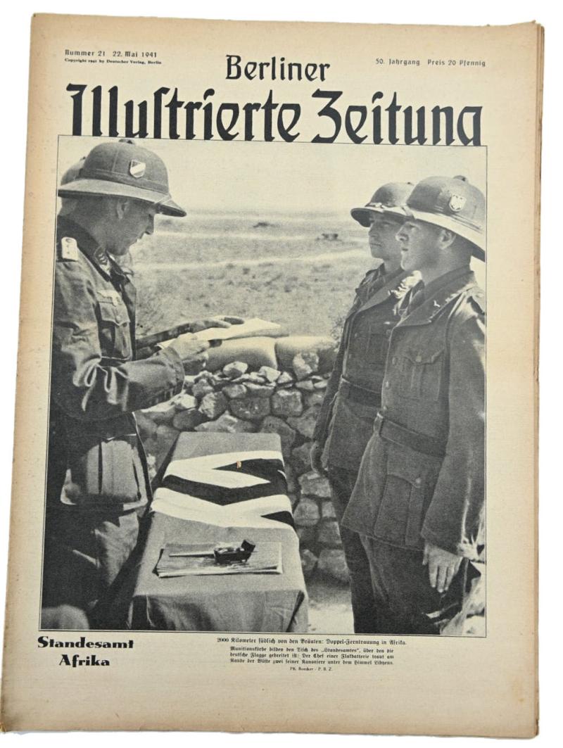 German Berliner Illustrierte Zeitung Newspaper May 1941