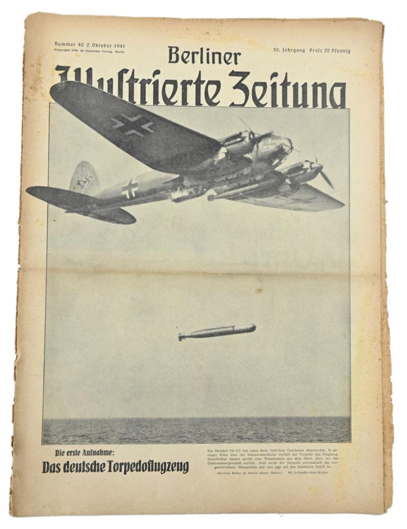 German Berliner Illustrierte Zeitung Newspaper October 1941