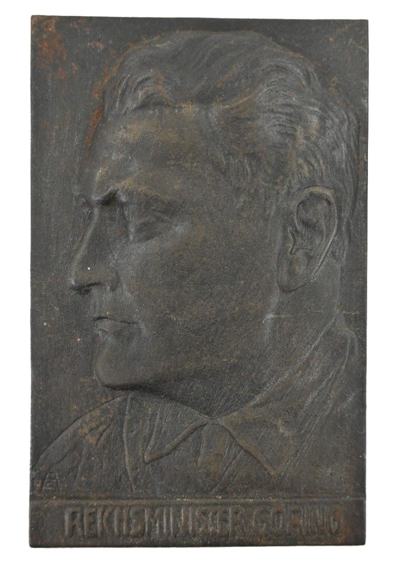 German Wall Plaque 'Reichsminister Goring'