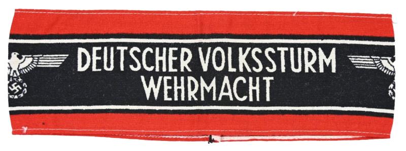 German Volkssturm Sleeve Armband