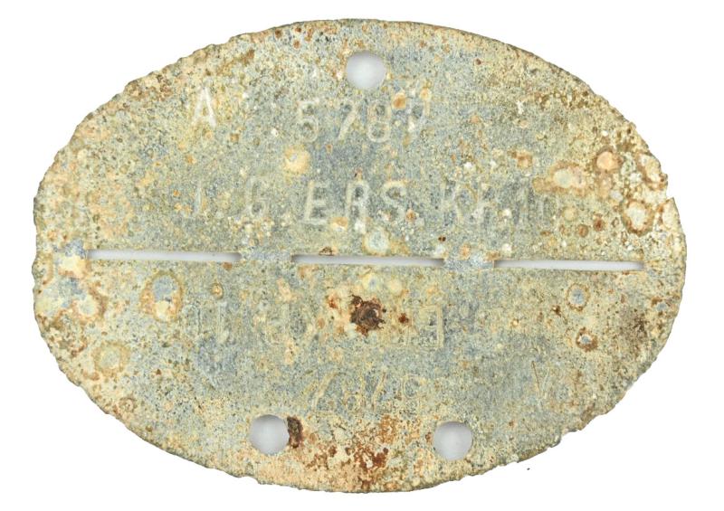 German WH Dog-Tag 'J. G. Ers. Kp. 10'