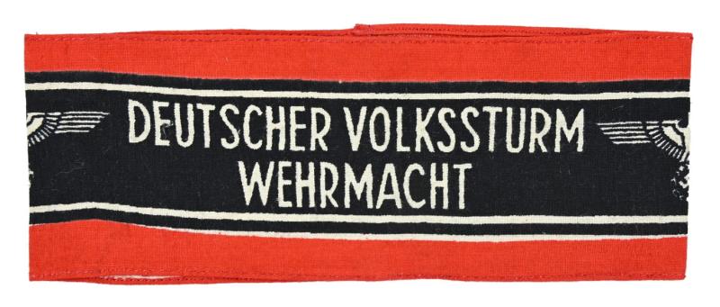 German Volkssturm Sleeve Armband