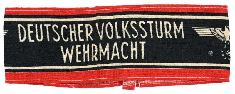 German Volkssturm Sleeve Armband