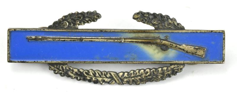 US WW2 Sterling Silver CIB Badge