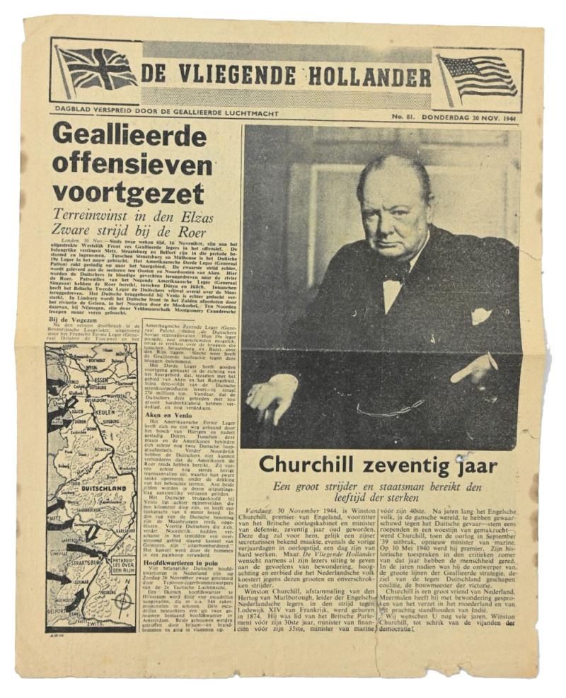 Allied Droppingsflyer 'De Vliegende Hollander' 30 November 1944