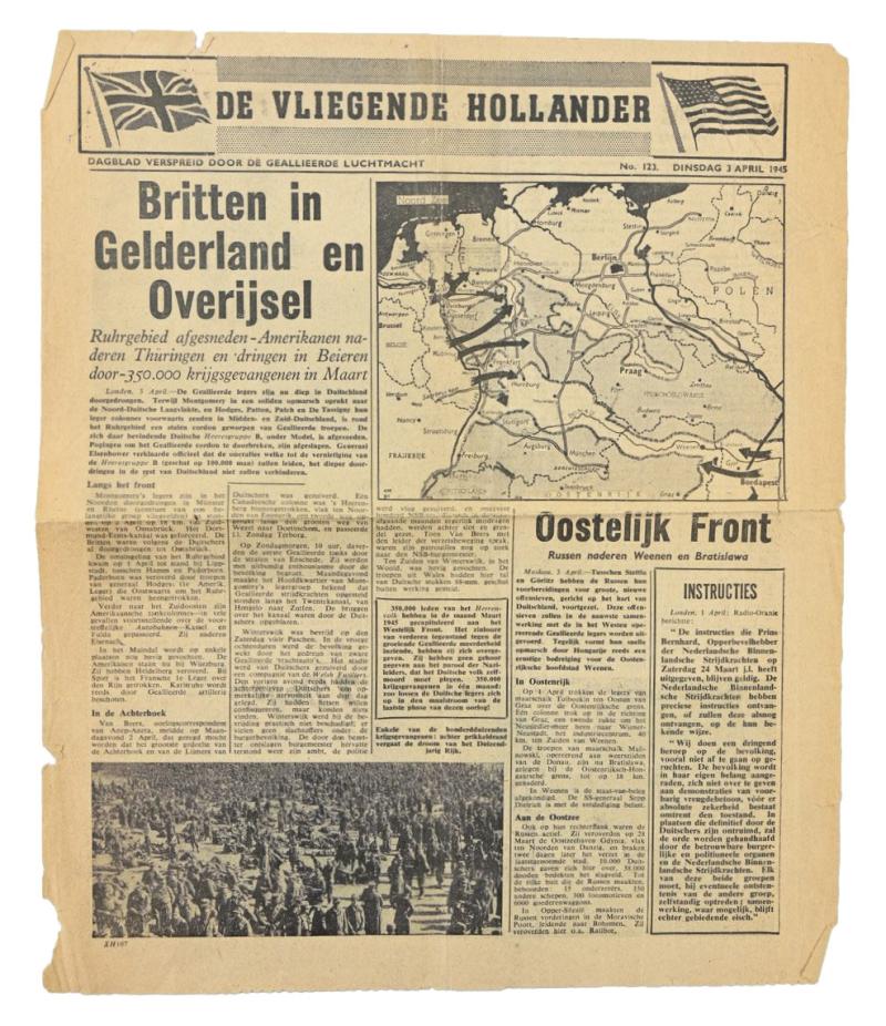 Allied Droppingsflyer 'De Vliegende Hollander' 3 April 1945
