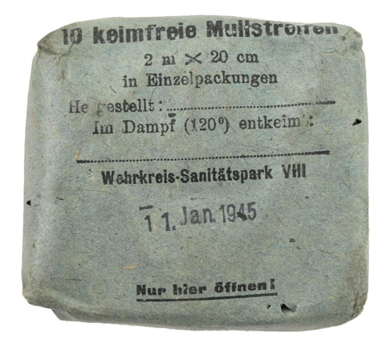 German First Aid Bandage 1945