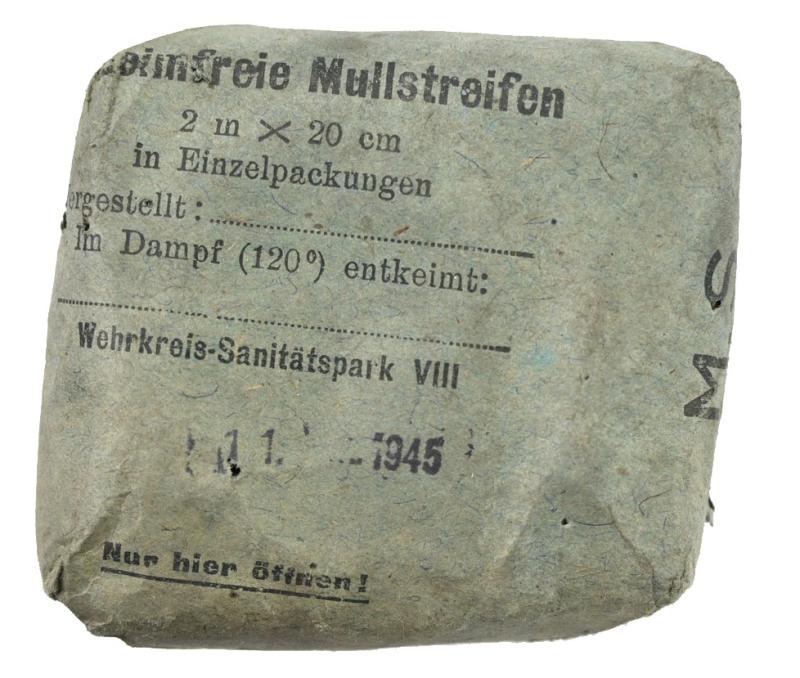 German First Aid Bandage 1945