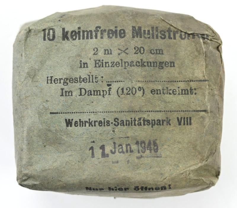 German First Aid Bandage 1945