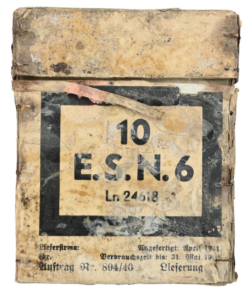 German WH Flare Gun Shell Container E.S.N.6
