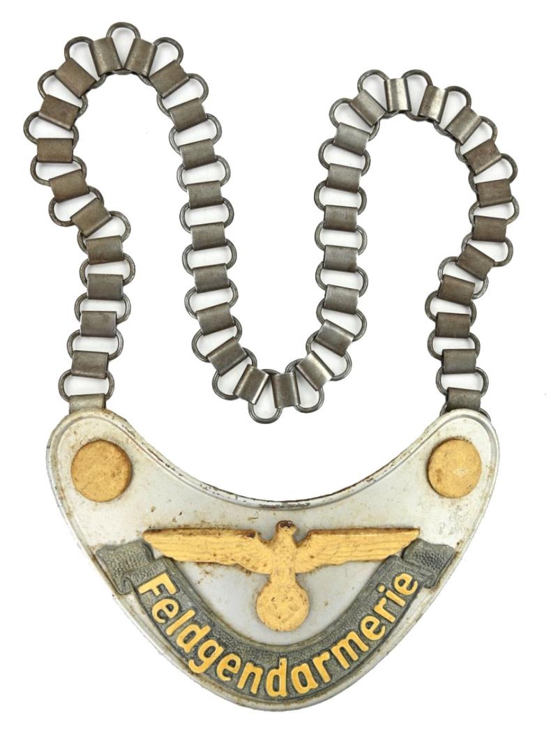 German WH Feldgendarmerie Gorget