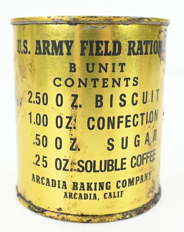 US WW2 Field Ration C, B-Unit