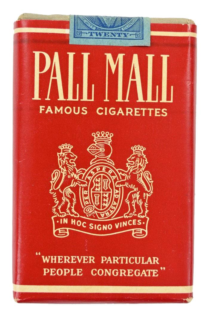 US WW2 Pall Mall Package of Cigarets