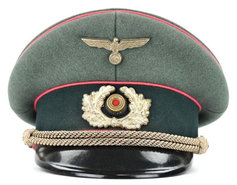 German WH Panzer Officer Visor Cap
