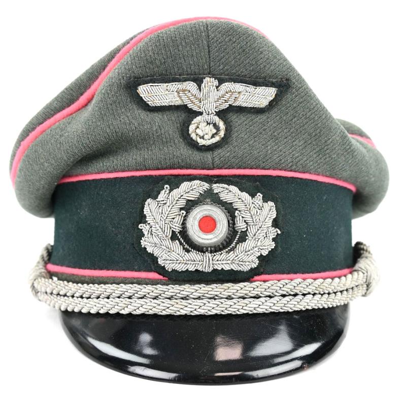 German WH Panzer Officer Visor Cap