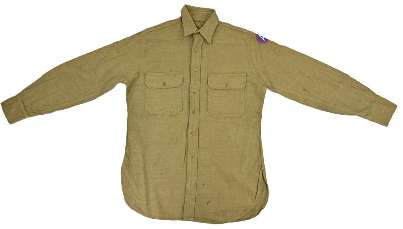 US WW2 3rd Army Wool Shirt