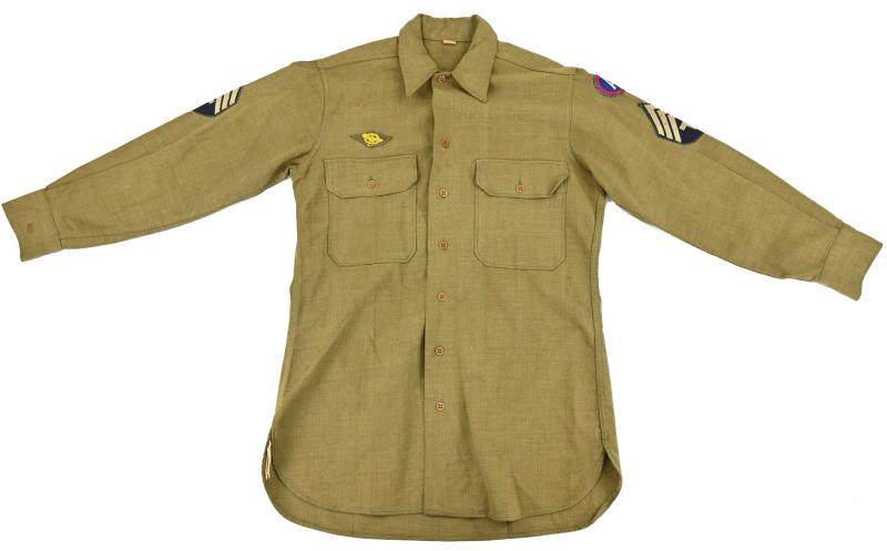 US WW2 3rd Army Wool Shirt