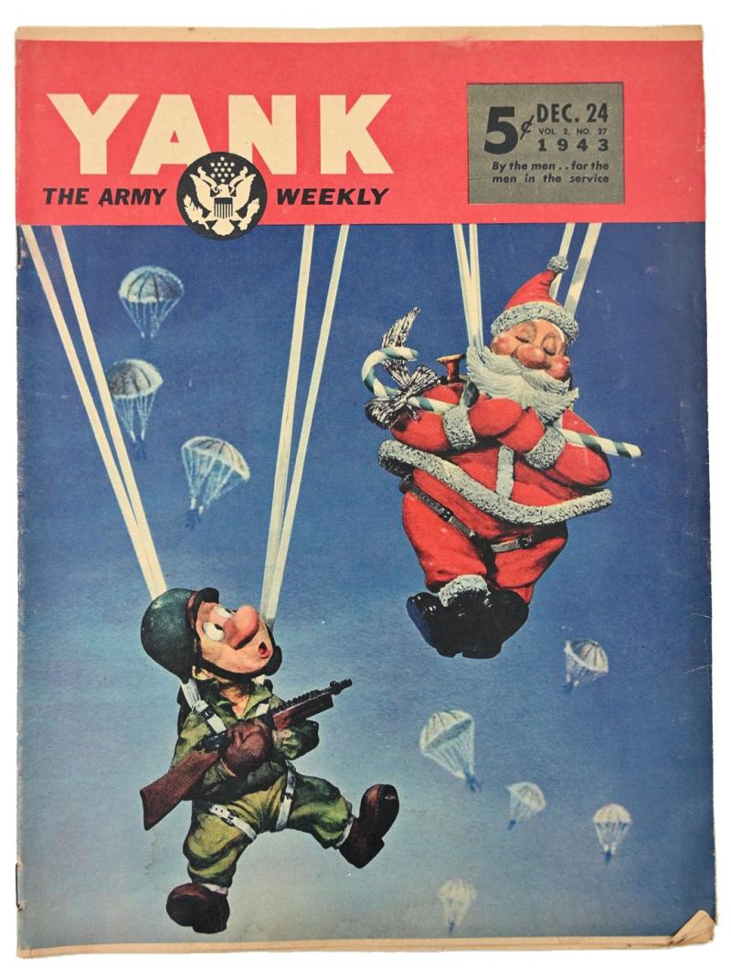 US WW2 Yank Magazine Paratrooper 24 December 1943