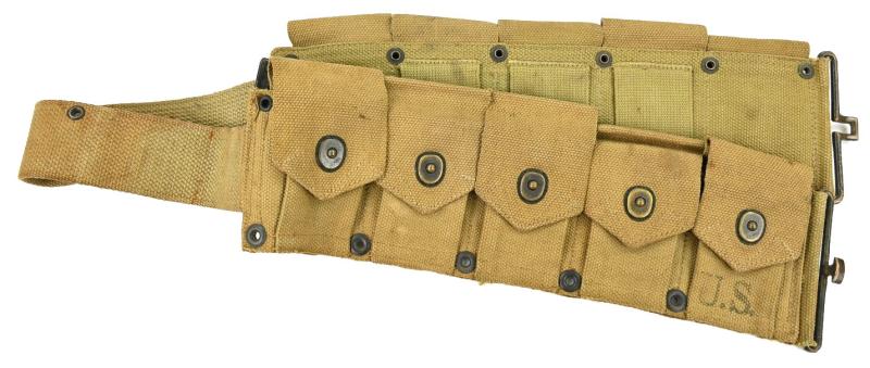 US WW2 M1 Garand Ammo Belt 1942